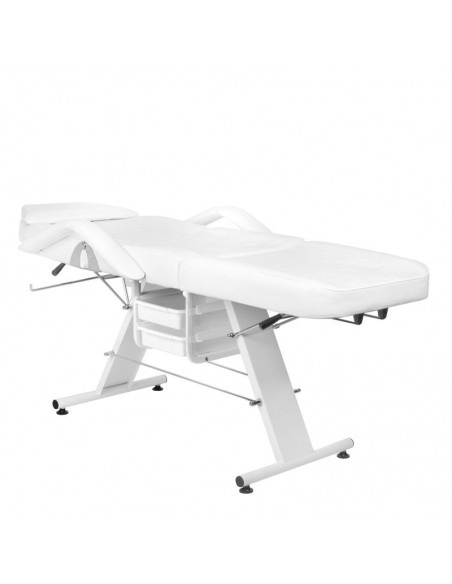Basic 202 cosmetic chair with trays white 