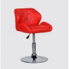 Chair Pink BFHC949N. Pink chair for beauty salon and hairdressers. Black salon chair with solid base. Bella Furniture