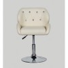 Chair Pink BFHC949N. Pink chair for beauty salon and hairdressers. Black salon chair with solid base. Bella Furniture