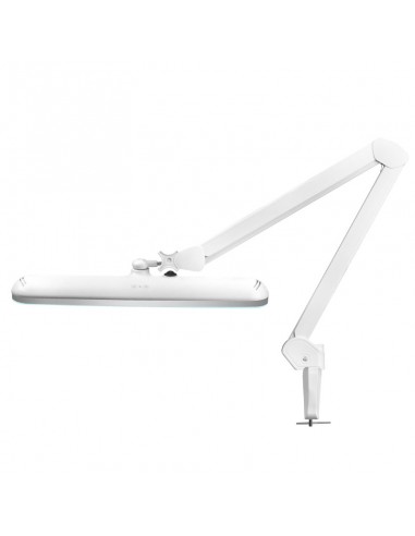 Elegant LED workshop lamp 801 l with a vice reg. white light intensity