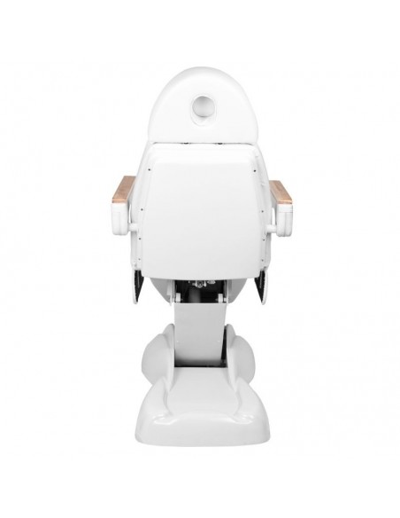 Electric cosmetic chair lux 273b + stool 304 white