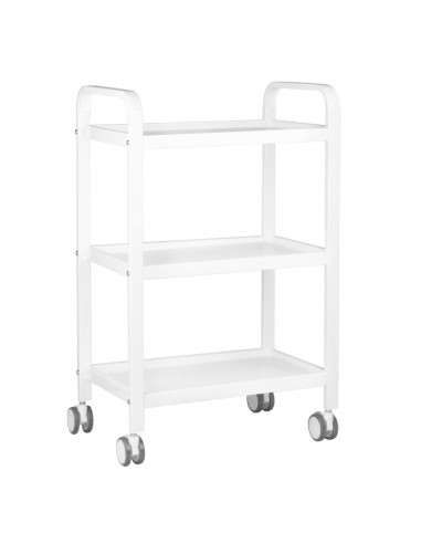 table -  cosmetic trolley Hs09 white