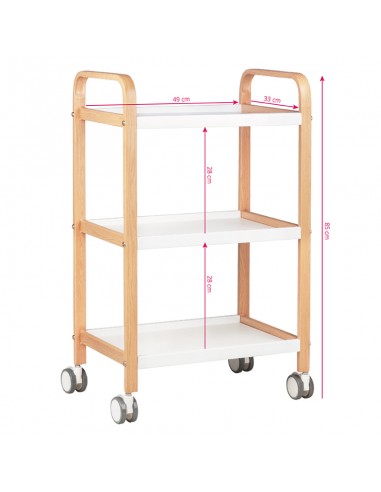 Cosmetic table hs09 wood - white