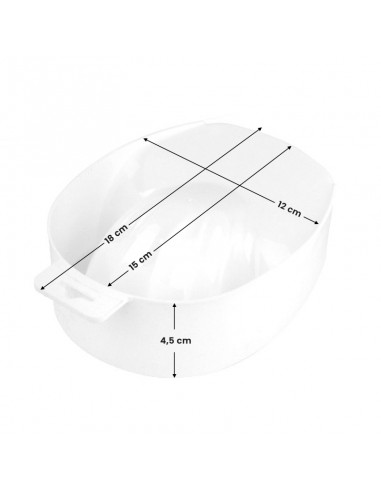 Manicure bowl white