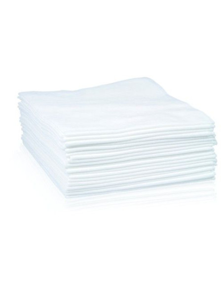 Disposable surgical scarves, 20 pcs. 70x40 cm, white wave