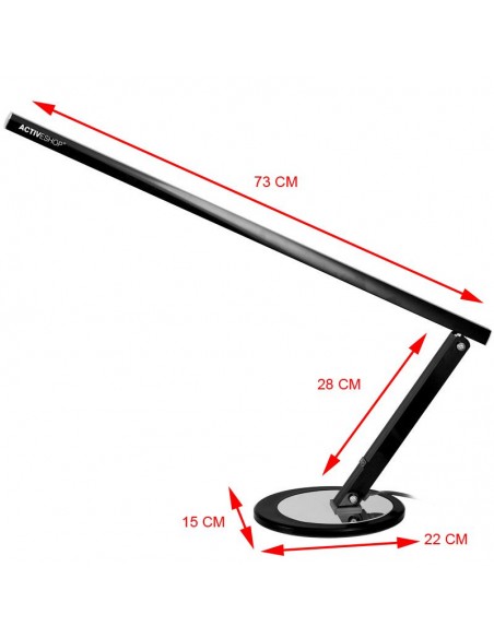 20w slim desk lamp black 20w slim desk lamp black