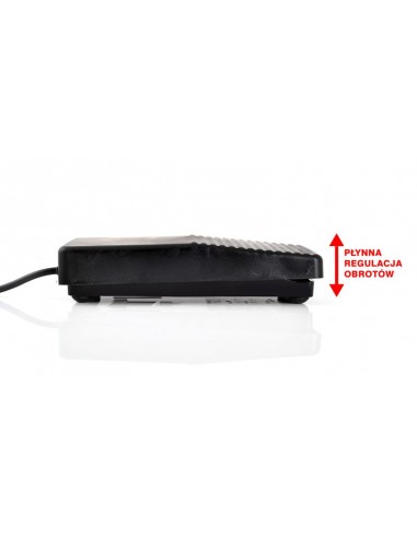 Exo foot drive for a nail drill with an absorber - smooth adjustment
