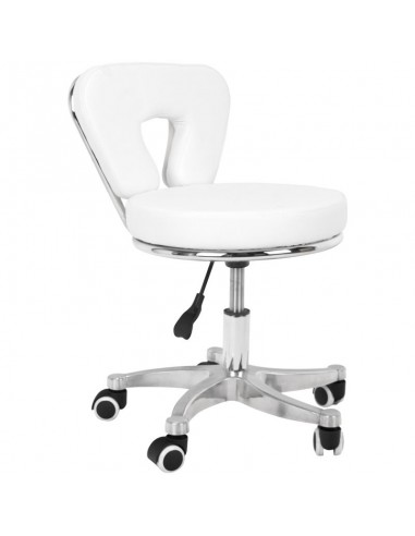 Cosmetic stool for pedicure 9266 white