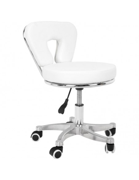 Cosmetic stool for pedicure 9266 white