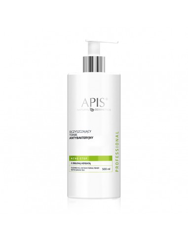 Apis acne-stop antibacterial cleansing tonic. with green tea 500ml
