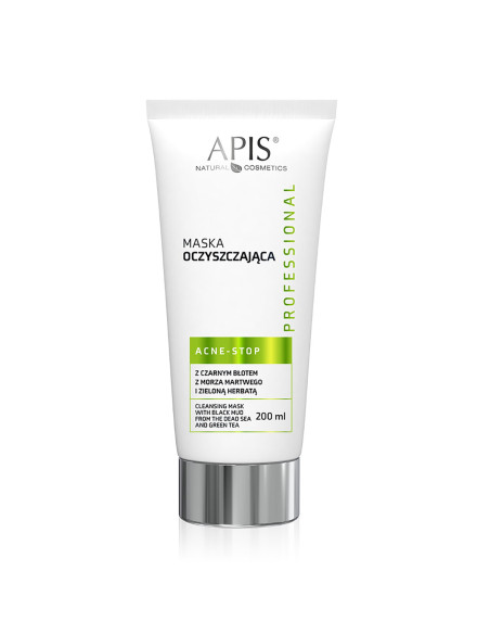 Apis acne-stop cleansing mask with black mud 200ml