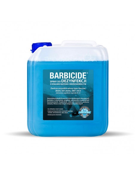 Barbicide spray for disinfecting all surfaces, odorless - refill 5l