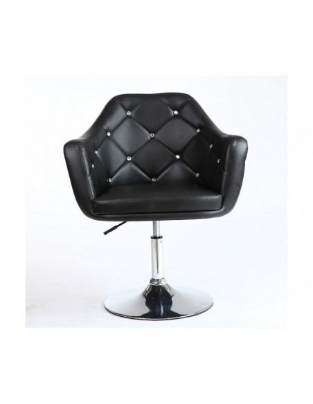 . Beautiful salon chair. Unique chair for beauty salon, hairdresser and nail salon. Bella Furniture Chair Black BFHC830