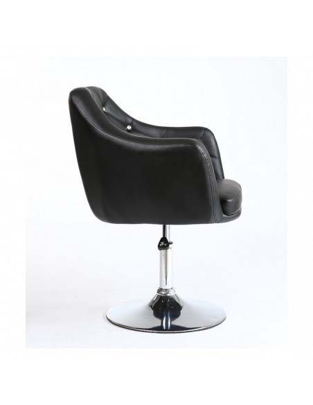 . Beautiful salon chair. Unique chair for beauty salon, hairdresser and nail salon. Bella Furniture Chair Black BFHC830