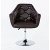 . Beautiful salon chair. Unique chair for beauty salon, hairdresser and nail salon. Bella Furniture Chair Black BFHC830