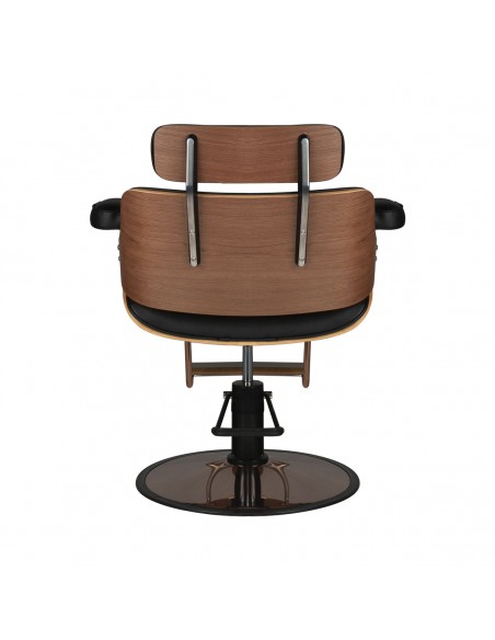 Gabbiano hairdressing chair florence black walnut