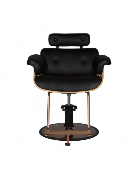 Gabbiano hairdressing chair florence black walnut