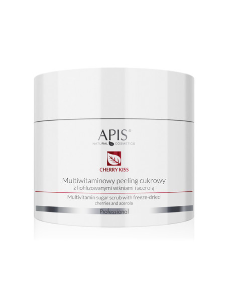 Apis multivitamin sugar peeling with freeze-dried cherries and acerola 220g