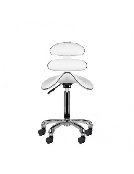 Roll speed am-880 cosmetic stool white