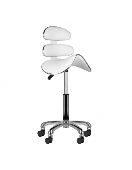 Roll speed am-880 cosmetic stool white