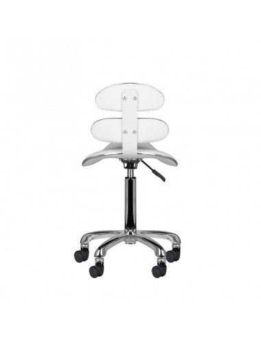 Roll speed am-880 cosmetic stool white