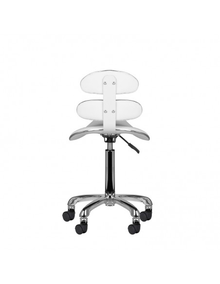Roll speed am-880 cosmetic stool white