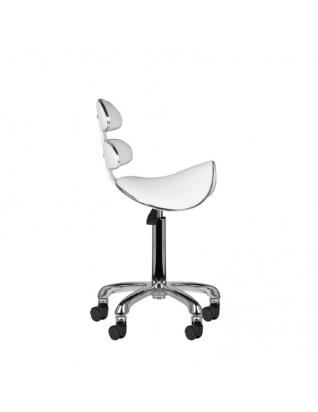 Roll speed am-880 cosmetic stool white