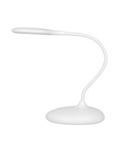 Ring led lamp snake on the desk white