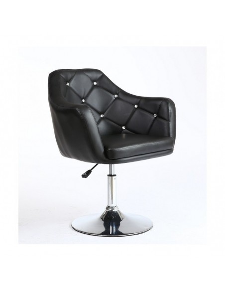 . Beautiful salon chair. Unique chair for beauty salon, hairdresser and nail salon. Bella Furniture Chair Black BFHC830