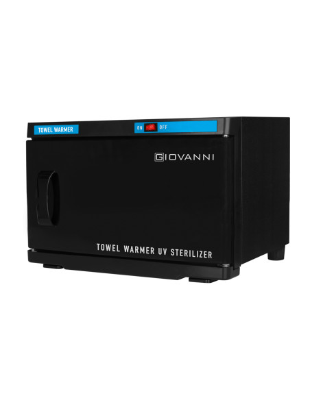 Towel warmer with uv-c 16l black sterilizer