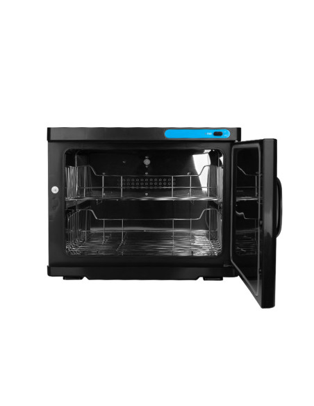 Hand towel warmer with uv-c 23l black sterilizer