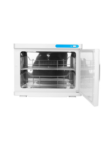 Towel warmer with uv-c 23l sterilizer white