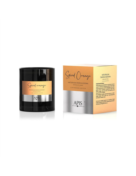 Apis natural soy candle spiced orange 220g