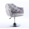 White. Beautiful salon chair. Unique chair for beauty salon, hairdresser and nail salon. Bella Furniture Chair White BFHC830