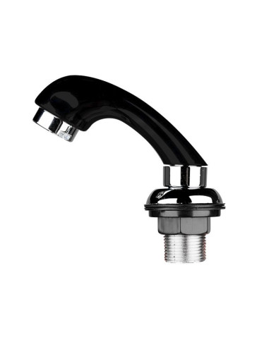 Black hand shower for a hairdressing wash stand