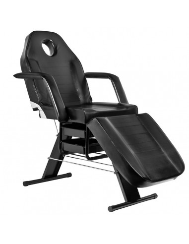 Basic 202 cosmetic chair with trays black 