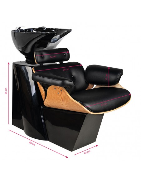Gabbiano hairdressing wash unit florence black