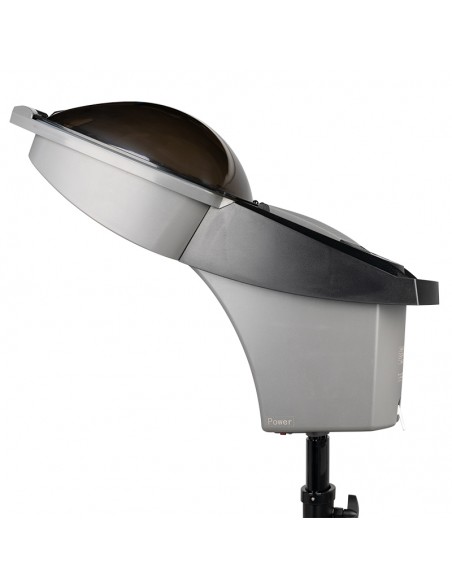 Silver standing hairdressing sauna with active ozone