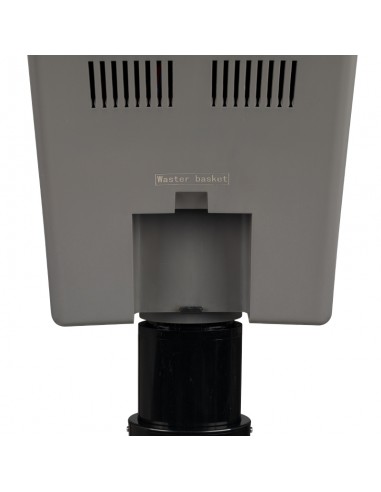 Silver standing hairdressing sauna with active ozone