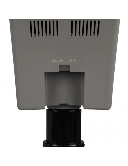 Silver standing hairdressing sauna with active ozone