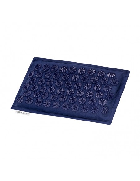 Activfizjo premium natural navy blue acupressure mat with a pillow