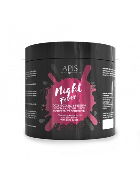Apis night fever cleansing scrub for the body, hands and feet, 700 g