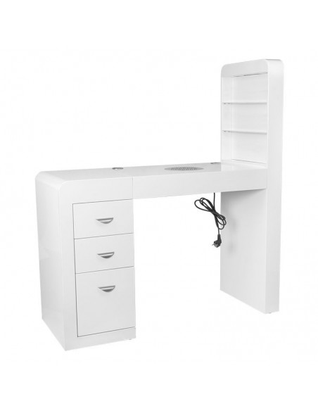 Cosmetic desk 310 white left
