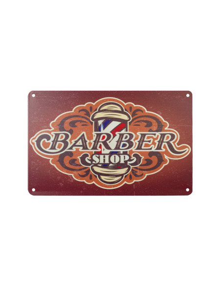 Decorative plaque barber b084
