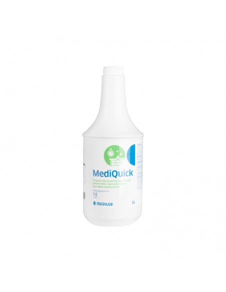 Mediquick surface disinfectant liquid 1l with sprayer