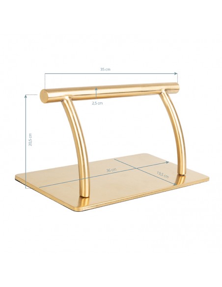 Gabbiano hairdressing footrest al403 gold
