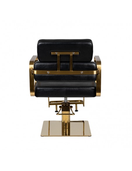 Gabbiano Black Hydraulic Chair porto gold
