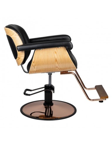 Gabbiano black venice barber chair