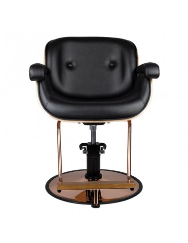 Gabbiano black venice barber chair