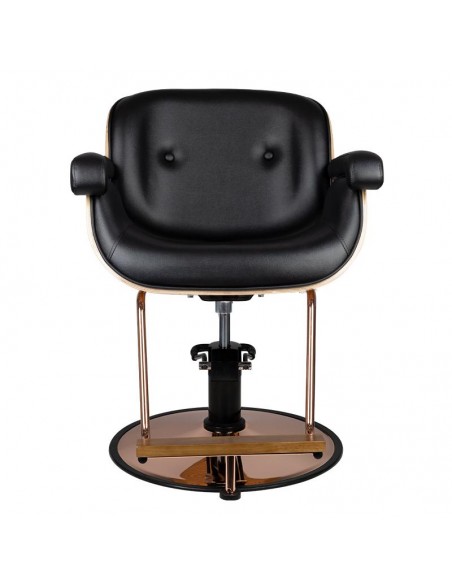 Gabbiano black venice barber chair